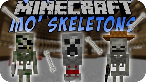 Minecraft Mo Skeletons Mod Herobrine Skelett Creeper Skelett