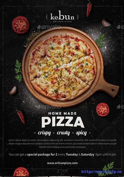 35 best pizza restaurant flyer print templates 2020
