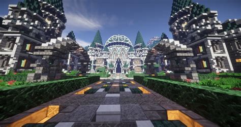 Modern Castle Spawn Design 18 Blocks Minecraft Project