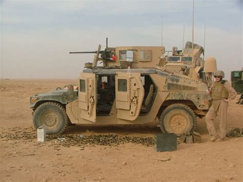 Us Army M1114 Up Armored Hmmwv With M2 Military Vehicles