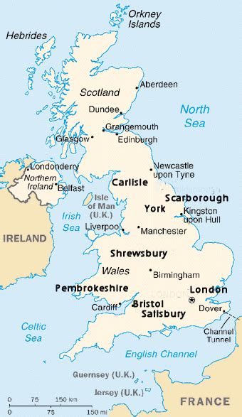 Map Of United Kingdom With Major Cities Counties Map Of Great Britain