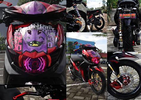 50 Gambar Modifikasi Mio Soul Keren & Elegan | Modif Drag