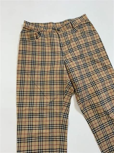 Burberry Burberrys Nova Check Plated Pants Checkered Vintage Grailed