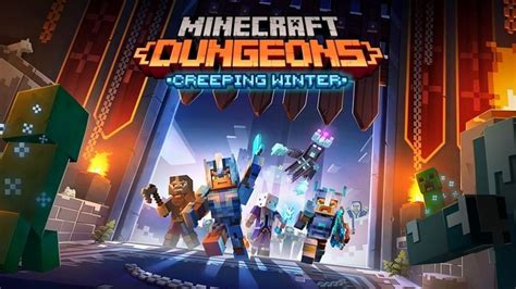 Minecraft Dungeons Announces Creeping Winter Dlc Free Update And A