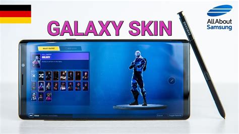 Fortnite Galaxy Skin Outfit Auf Galaxy Note9 Und Galaxy