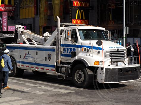 Nypd Police Tow Truck 2014 Super Bowl Xlviii Boulevard On Flickr
