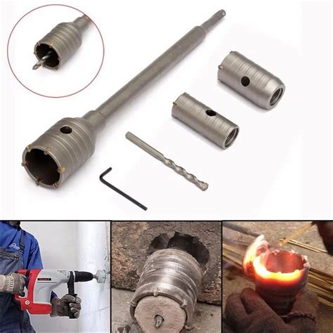 55mm Sds Plus Shank Hole Saw Cutter Concrete Cement Stone Wall Drill