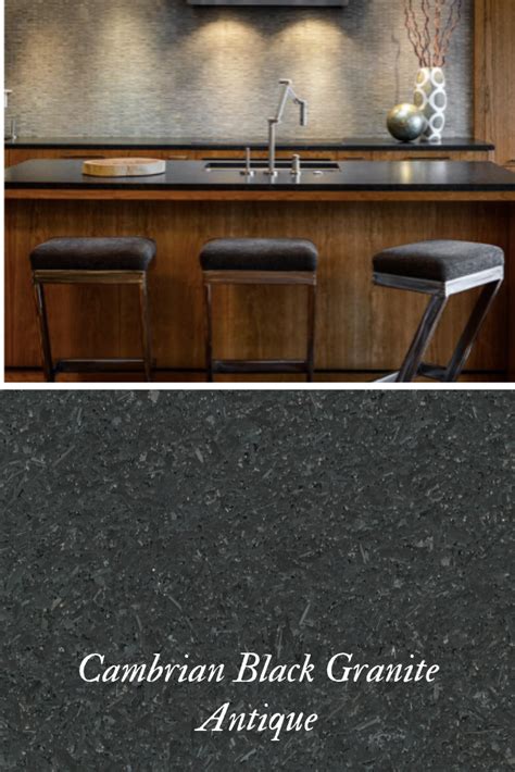 Cambrian Black Granite From Contemporary British Columbia Kitchen