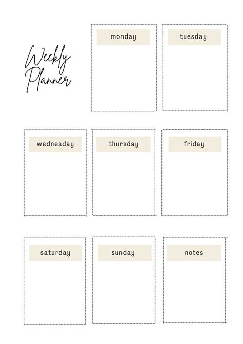 Pin On Nude Aesthetic Minimalist Templates Daily Planner Template