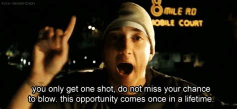 Eminem Lose Yourself Quote About S Inspirational Life Opportunity