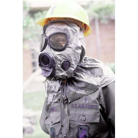 M 17 Nuclear Biological And Chemical Warfare Mask And Hood 20 Inch By