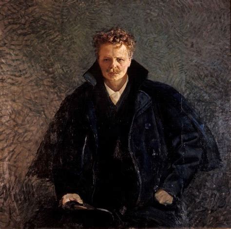 August Strindberg Painting Christian Krohg Oil Paintings
