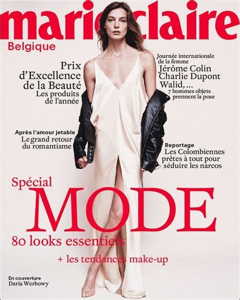 Marie Claire Belgium March 2016 Cover Marie Claire Belgium