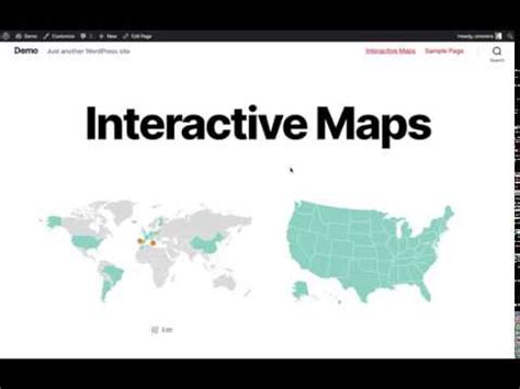 Creating A Free Interactive Map On WordPress With Interactive Geo Maps Plugin YouTube