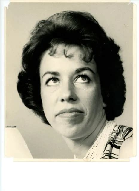 Vintage 8x10 Dw Photo Candid Early Carol Burnett Actress And Comedy