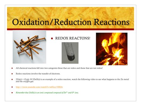 Oxidationreduction Reactions