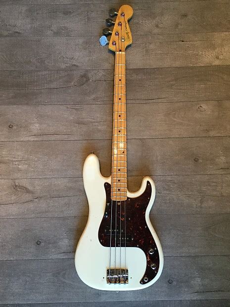 Ibanez Challenger Bass 70s Olympic White Reverb