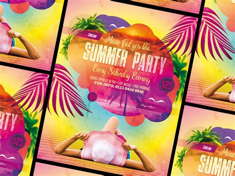 Summer Party 2020 Psd Flyer Template By Yulia On Dribbble