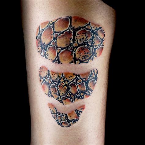 Crocodile Skin Tattoo By Dave Kruseman