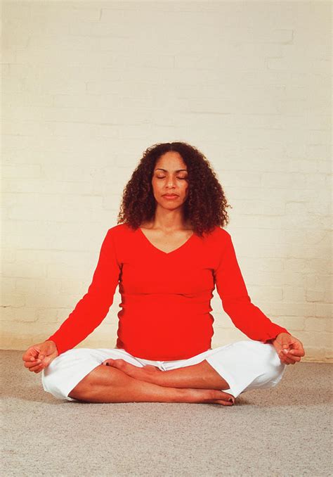 Pregnant Woman Meditating Photograph By Bettina Salomonscience Photo Library Fine Art America