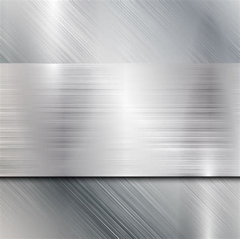 White Metal Texture Background Vector Free Download