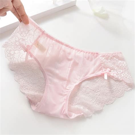 cute flora lace comfortable breathe freely women ladies panties lace cotton underwear 2151