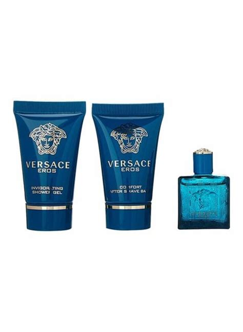 Buy Versace Eros Men S Miniature Gift Set Eau De Toilette 5ml Shower