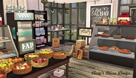 Deli And Grocery Store At Rubys Home Design Sims 4 Updates