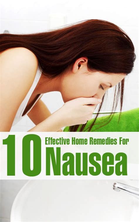 14 Effective Home Remedies To Stop Vomiting Remedies For Nausea Home