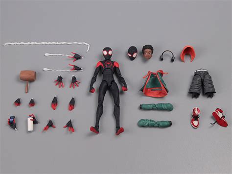 Spider Man Into The Spider Verse Sv Action Miles Morales Figure From