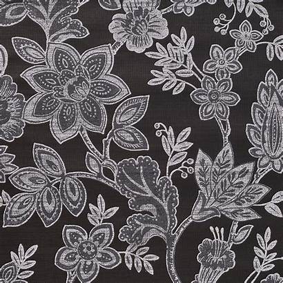 Jeffries Phillip Graphite Bohemia Floral Pattern Glazed