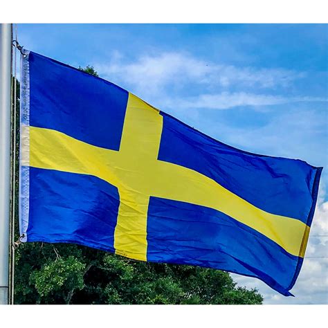 hand sweden flag 8x5 feet 3x2 5x3 swedish national flags collectables sweden