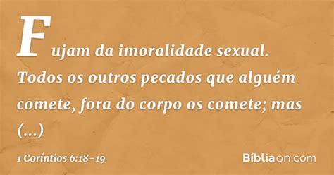 1 Coríntios 6:18-19 - Bíblia