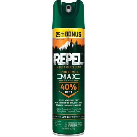 Repel Insect Repellent Sportsmen Max Formula 40 Deet 8125 Oz Ebay