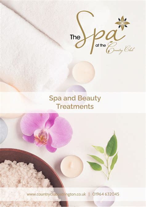 Spa Treatment List Pdf Docdroid