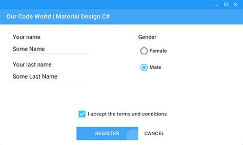 How To Use Material Design Controls With C In Your Winforms