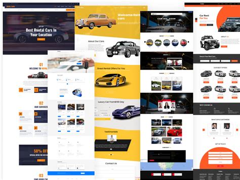 10 Car Rental Website Bootstrap Templates Free Download