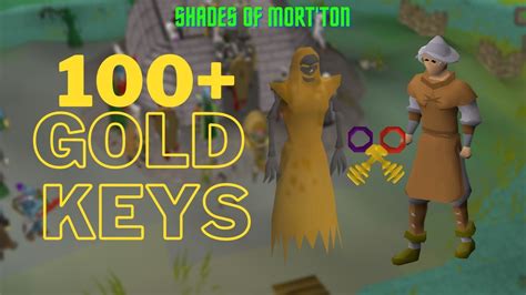 Osrs Loot From 100 Golden Shades Of Mortton Keys Youtube