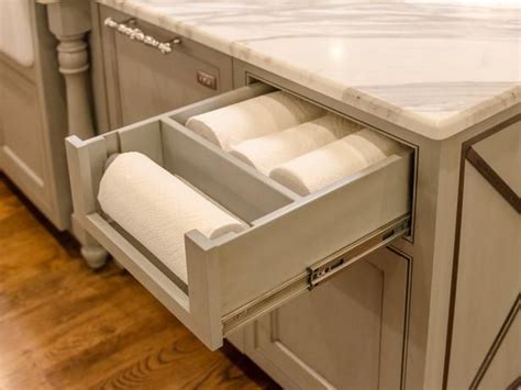 If your cabinets and cabinet drawers are made of wood, chances are they will either expand, shrink—or both—over time. Kitchen Layout Design Ideas | Paper towel holders, Storage ...