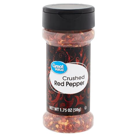 Great Value Crushed Red Pepper 175 Oz