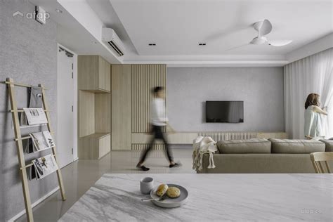 Contemporary Zen Living Room Condominium Design Ideas And Photos Malaysia
