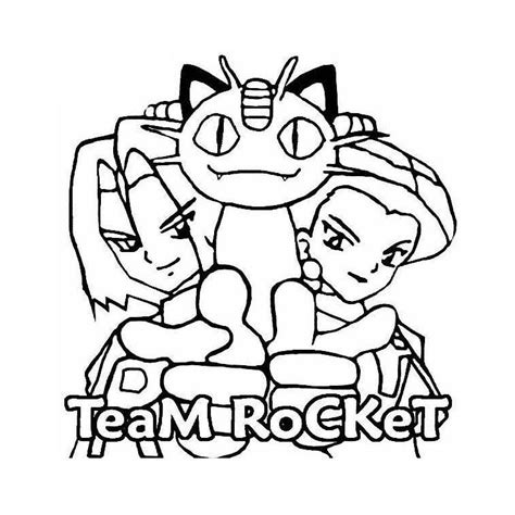Pokemon Coloring Pages Team Rocket - Coloring Home