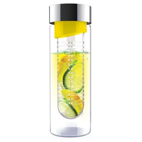 Adnart Flavour It Glass Water Bottle With Fruit Infuser Amazonca