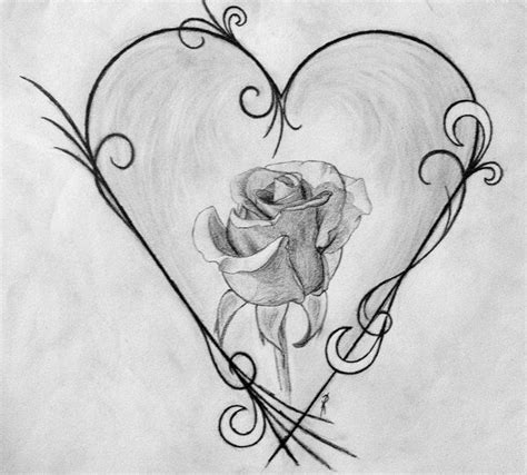 10 Cool Heart Drawings For Inspiration Hative Heart Drawing Cool