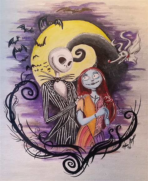 Jack And Sally Painting By Ryan Alsup