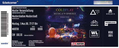 Coldplay Tickets Ticketcorner Offizieller Ticketverkauf
