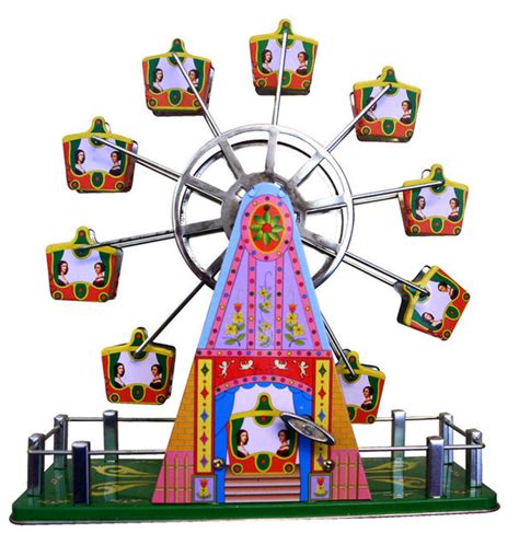 Collectible Tin Musical Ferris Wheel Toy Traditional Decorative