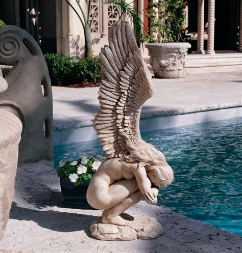 World Of Interiors 40 Stunningly Beautiful Statues Of Fairies And Angels For Your Home And Garden