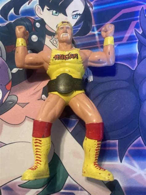 Wcw Osftm Hulk Hogan Wrestling Action Figure With Championship