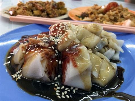 The special of penang chee cheong fun was the shrimp paste and the special chili paste; A non-stop weekend of eating in Penang: foodie paradise ...